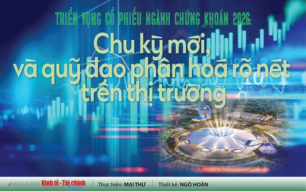 EMAGAZINE: Triển vọng ngành Chứng khoán 2026: Chu kỳ mới và quỹ đạo phân hoá rõ nét trên thị trường