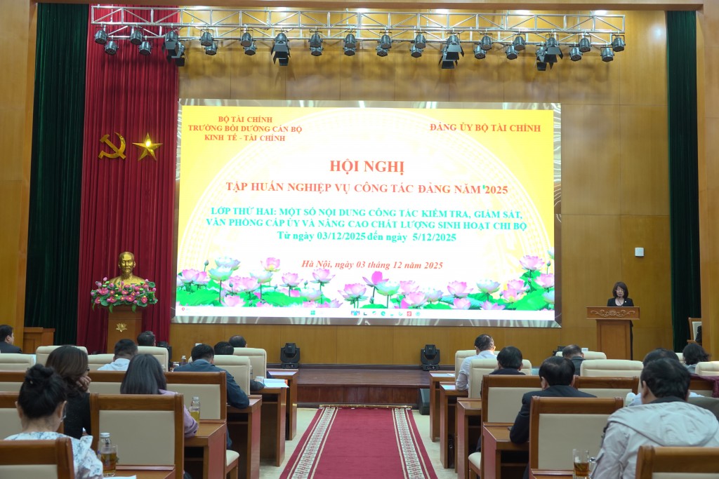 Đảng uỷ Bộ Tài chính tăng cường nghiệp vụ kiểm tra, giám sát cho cấp uỷ các cấp