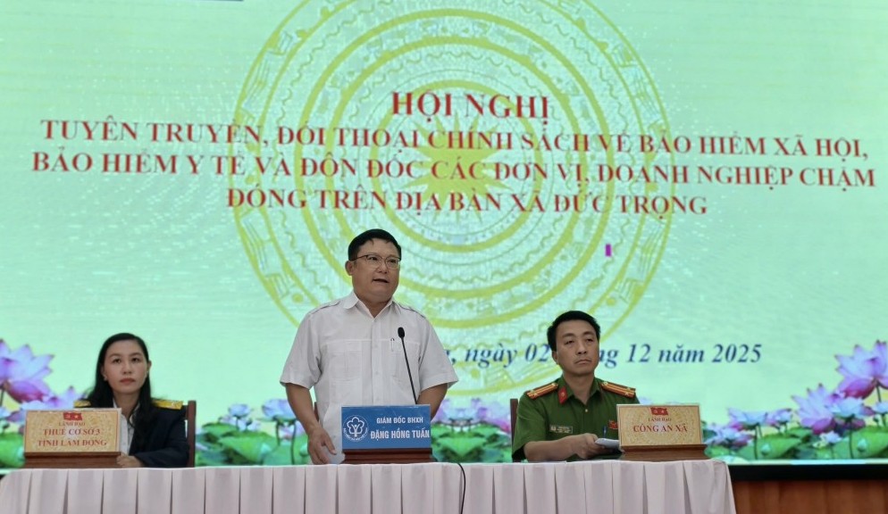 Lâm Đồng: Yêu cầu đẩy mạnh phát triển người tham gia bảo hiểm xã hội, bảo hiểm y tế