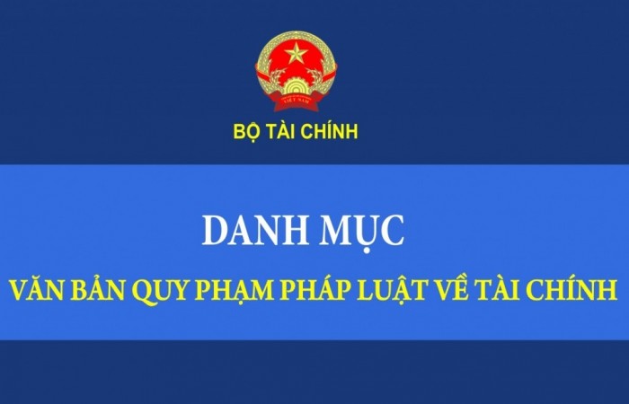 Hợp nhất văn bản quy phạm pháp luật trong lĩnh vực tài chính