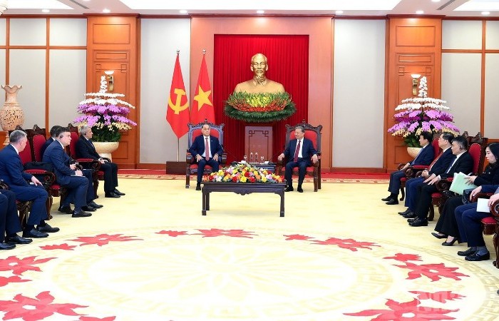 Tổng Bí thư Tô Lâm tiếp Thư ký Hội đồng An ninh Belarus