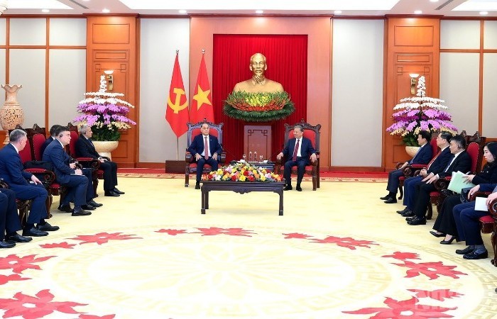 Tổng Bí thư Tô Lâm tiếp Thư ký Hội đồng An ninh Belarus