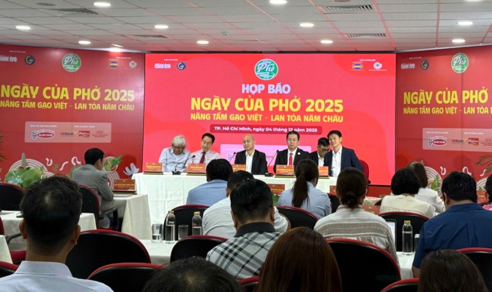 Ban tổ chức thông tin về chương trình Ngày của Phở năm 2025. Ảnh: T.D