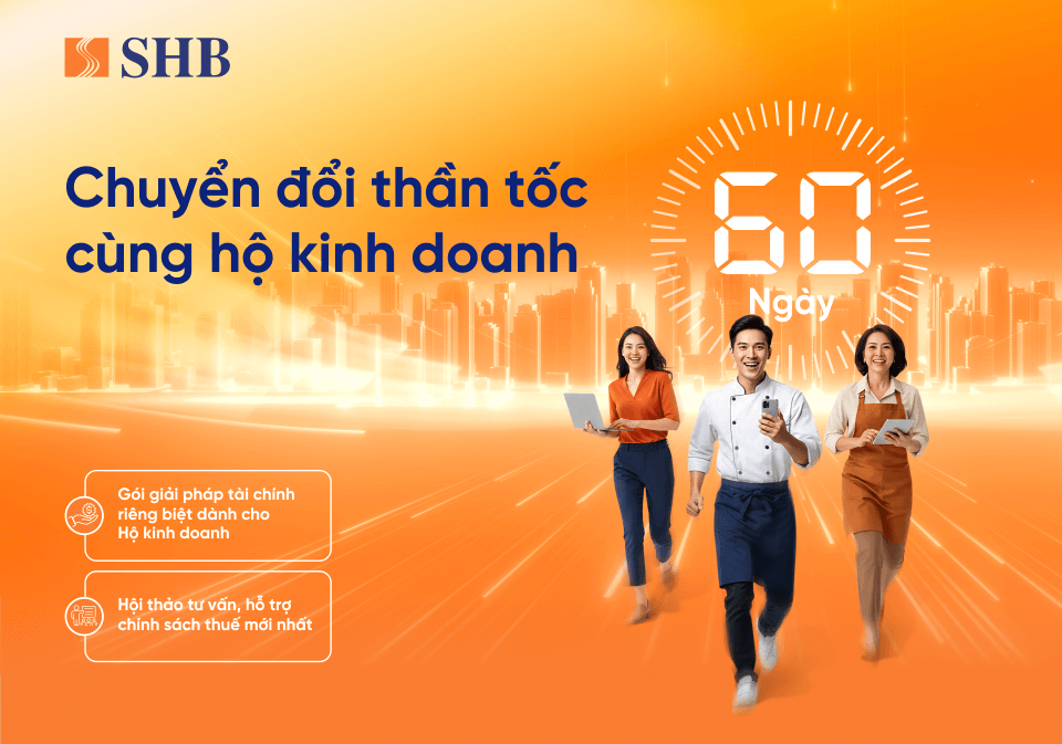 SHB kích hoạt chiến dịch 60 ngày chuyển đổi tăng tốc cho tiểu thương trên toàn quốc