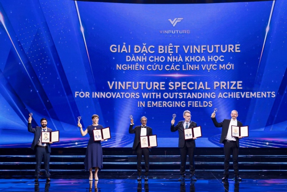 Bốn công trình đoạt giải VinFuture 2025 trị giá 3 triệu USD Bốn công trình đoạt giải VinFuture 2025 trị giá 3 triệu USD