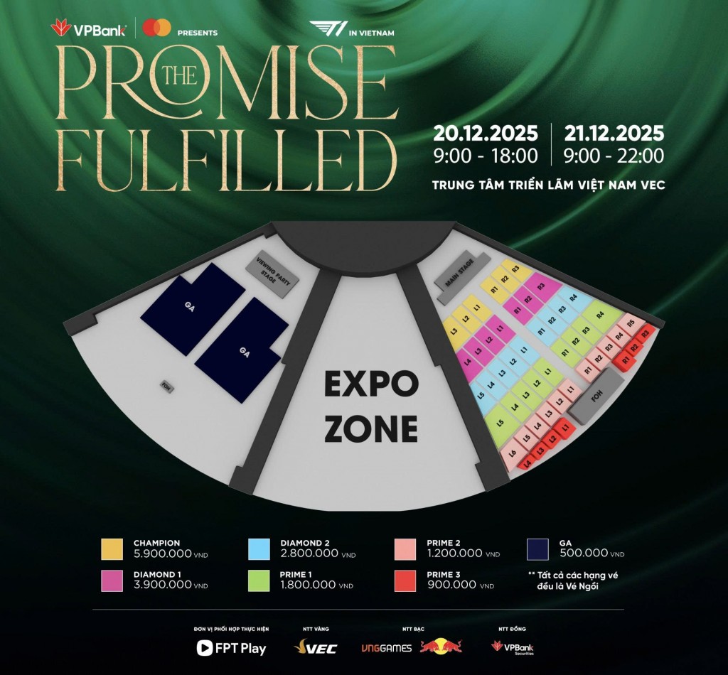 VPBank chính thức công bố giá vé Fan meeting T1
