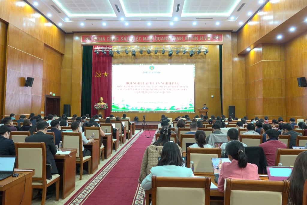 Đẩy mạnh số hóa và hoàn thiện dữ liệu trong tổng kiểm kê tài sản công năm 2026 Đẩy mạnh số hóa và hoàn thiện dữ liệu trong tổng kiểm kê tài sản công năm 2026