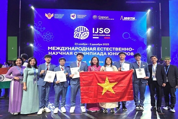 6 học sinh Hà Nội giành huy chương tại Olympic Khoa học trẻ quốc tế 2025