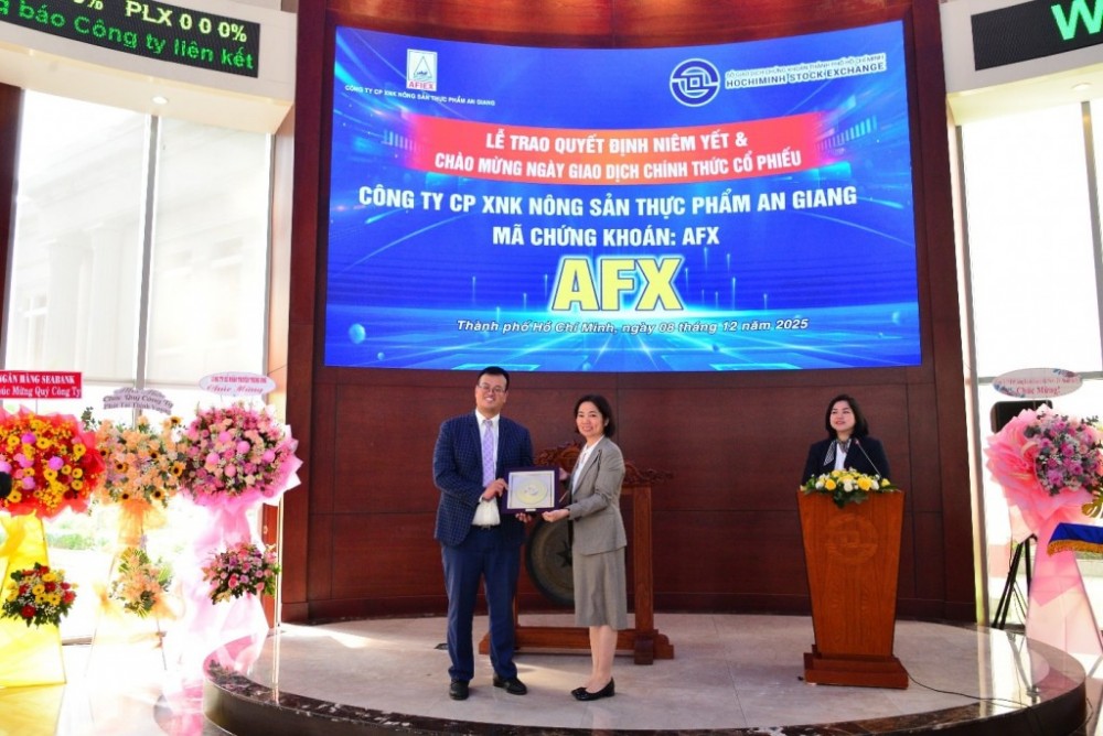 35 triệu cổ phiếu AFX chính thức giao dịch trên HOSE 35 triệu cổ phiếu AFX chính thức giao dịch trên HOSE