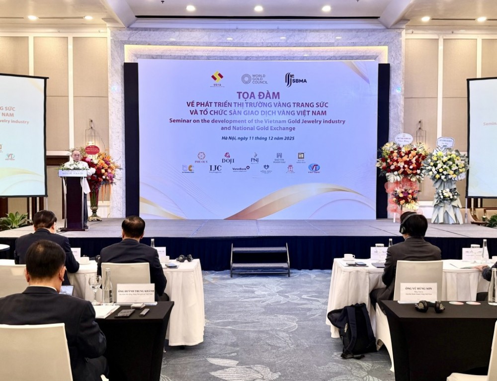 Tạo lực cho thị trường vàng trang sức từ sàn vàng quốc gia Tạo lực cho thị trường vàng trang sức từ sàn vàng quốc gia