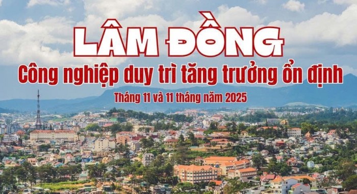 INFOGRAPHIC: Lâm Đồng - Công nghiệp duy trì tăng trưởng ổn định