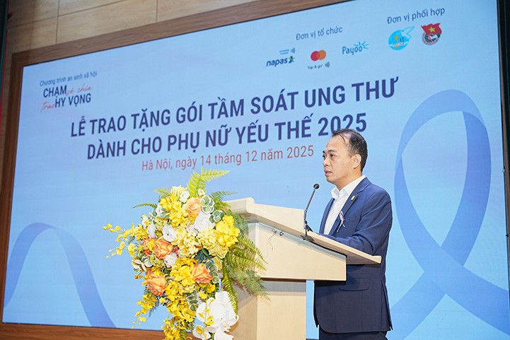 NAPAS, Mastercard và Payoo tài trợ hơn 4 tỷ đồng, trao 2.010 suất tầm soát ung thư cho phụ nữ yếu thế NAPAS, Mastercard và Payoo tài trợ hơn 4 tỷ đồng, trao 2.010 suất tầm soát ung thư cho phụ nữ yếu thế