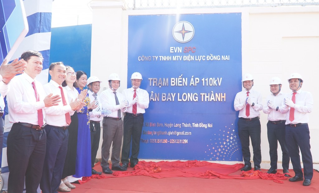 Khánh thành Trạm biến áp 110kV sân bay Long Thành và đường dây đấu nối Khánh thành Trạm biến áp 110kV sân bay Long Thành và đường dây đấu nối