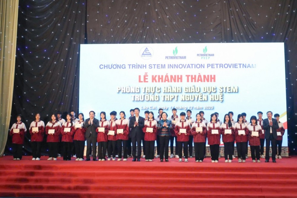 Petrovietnam đồng hành nâng cao chất lượng giáo dục tại tỉnh Lào Cai