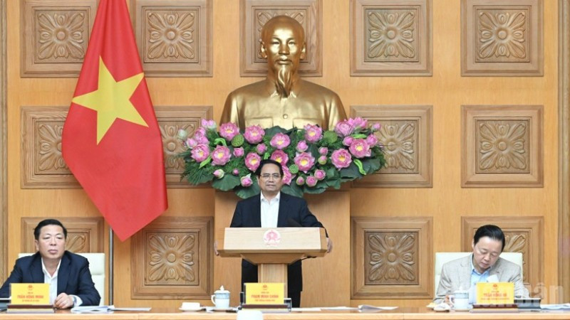 Chuẩn bị chu đáo lễ khánh thành các công trình chào mừng Đại hội XIV của Đảng Thủ tướng Chính phủ Phạm Minh Chính chủ trì Phiên họp thứ 22 của Ban Chỉ đạo Nhà nước về các dự án, công trình giao thông trọng điểm. (Ảnh: TRẦN HẢI)