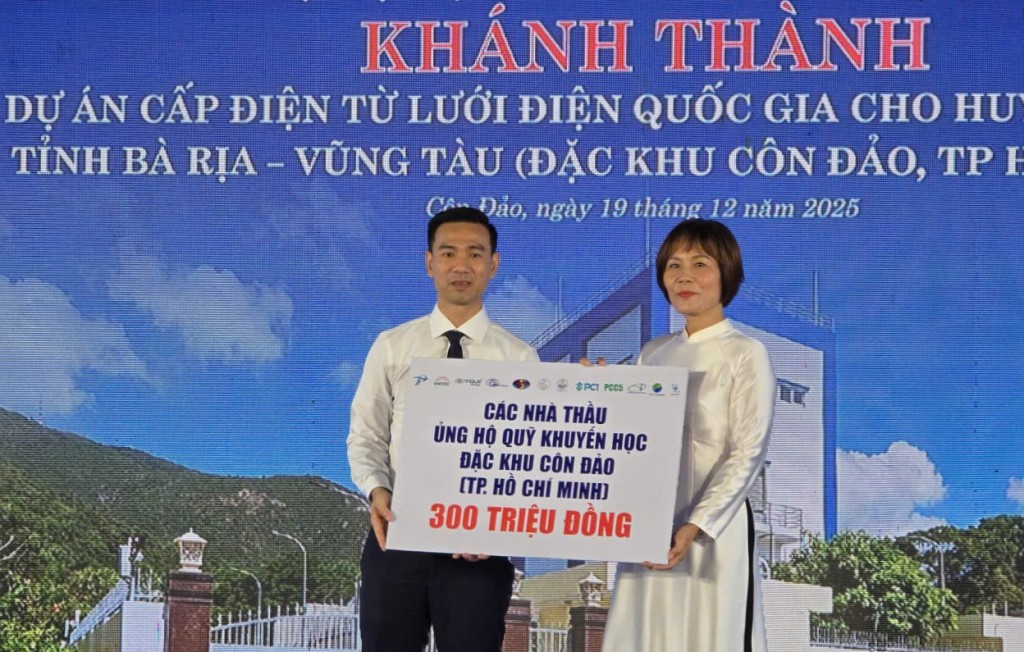 Khánh thành dự án cấp điện lưới Quốc gia cho đặc khu Côn Đảo Khánh thành dự án cấp điện lưới Quốc gia cho đặc khu Côn Đảo