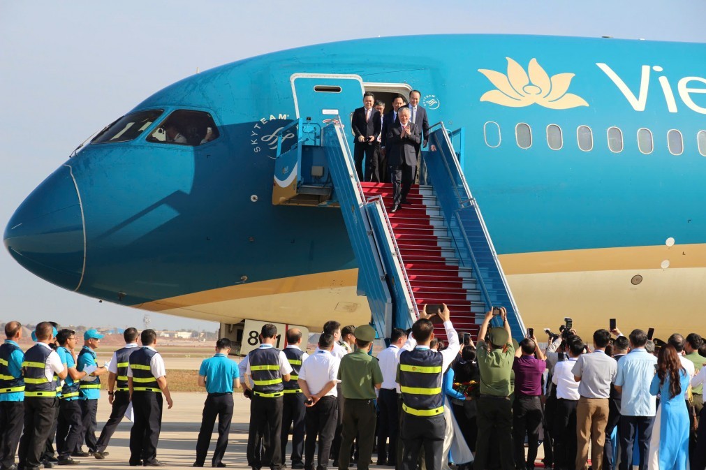 Khánh thành công trình và khai trương chuyến bay đầu tiên tại sân bay quốc tế Long Thành