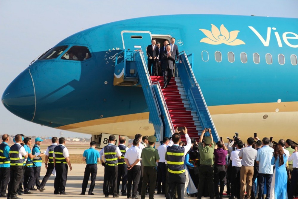 Khánh thành công trình và khai trương chuyến bay đầu tiên tại sân bay quốc tế Long Thành