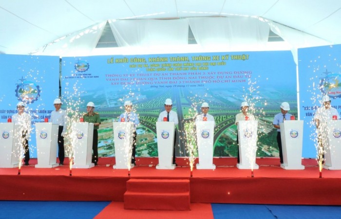 Thông xe kỹ thuật đường Vành đai 3 TP. Hồ Chí Minh đoạn qua Đồng Nai