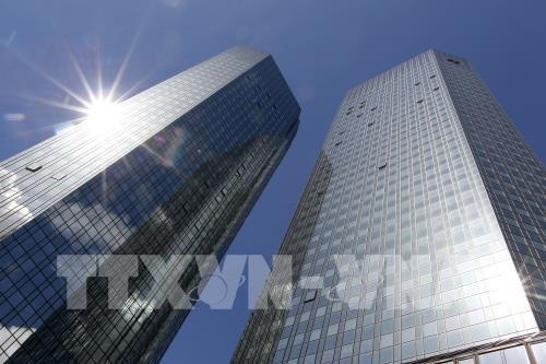 Trụ sở Deutsche Bank tại Frankfurt, Đức. Ảnh: AFP/TTXVN. 
