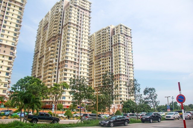 Một dự án được BIDV rao bán tại quận 7, TP. Hồ Chí Minh. Ảnh: Lê Xuân