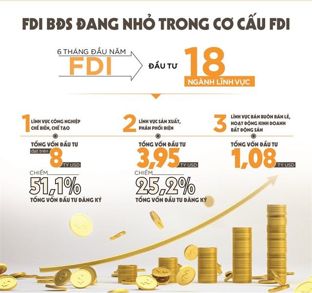  Gọi vốn FDI cho bất động sản: Tăng tốc thêm nữa - Ảnh 1