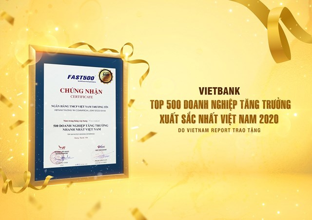 Bảng xếp hạng FAST500 được đánh giá dựa trên tiêu chí tăng trưởng kép (CAGR) về doanh thu và hiệu quả kinh doanh của doanh nghiệp trong giai đoạn 4 năm gần nhất. Ảnh Vietbank