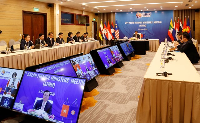 Toàn cảnh hội nghị tại điểm cầu Việt Nam.  