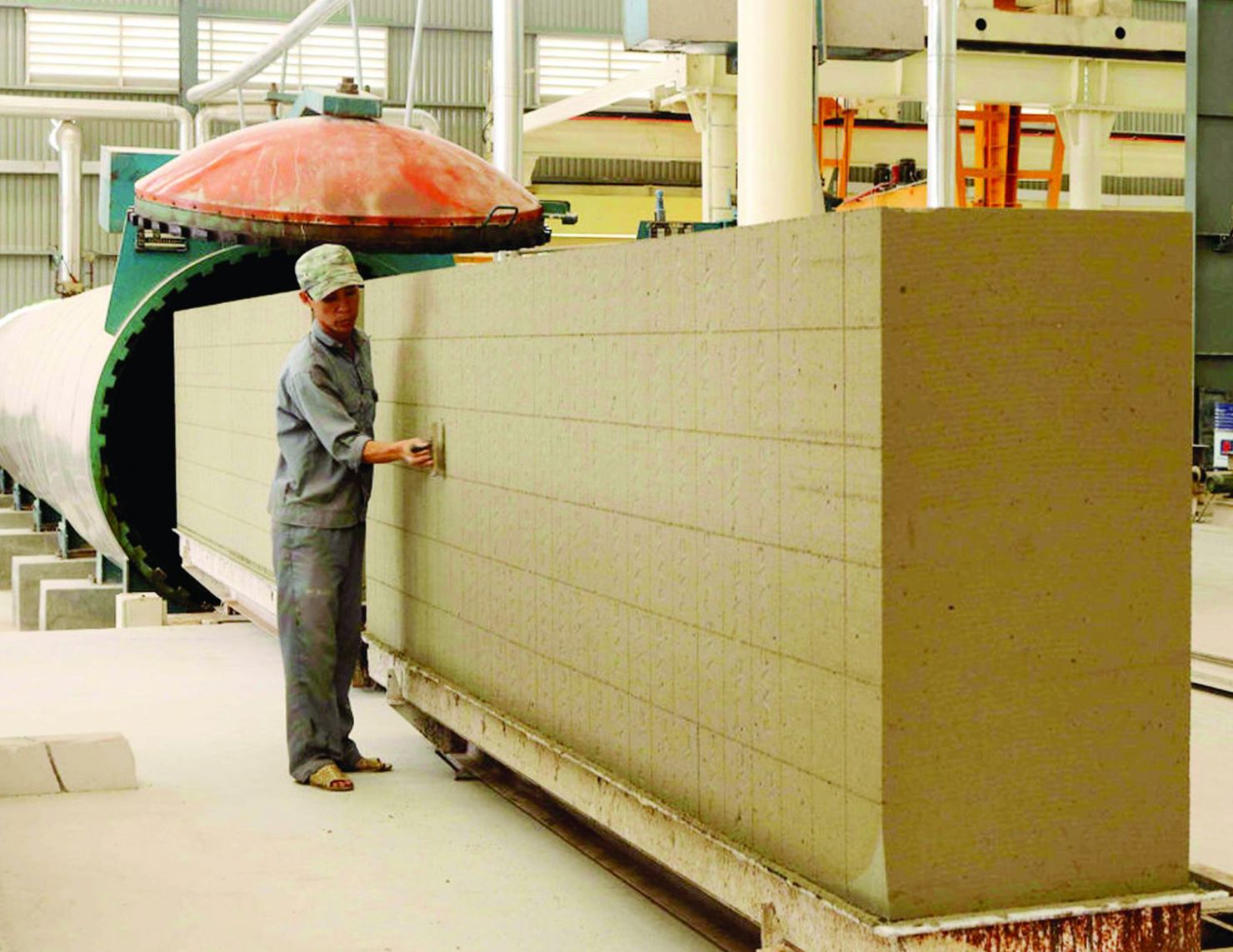 Sản xuất gạch không nung, thân thiện môi trường