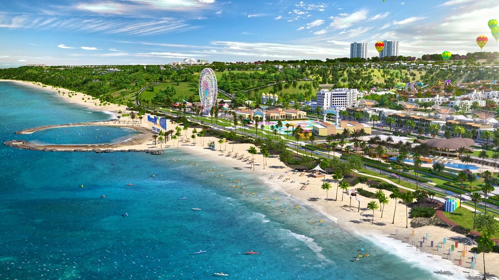 Tổ hợp du lịch nghỉ dưỡng giải trí NovaWorld Phan Thiet quy mô 1.000 ha của Novaland. Ảnh NVL