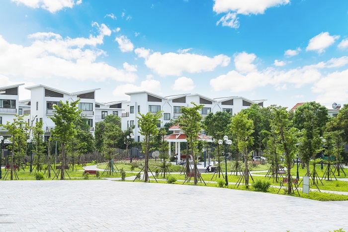 Khai Sơn Hill có thêm 1 mặt tiền hướng công viên rộng lớn. Nguồn: Cen Land