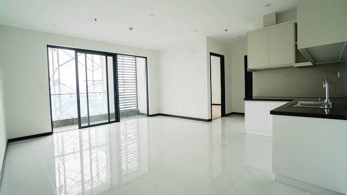 Bên trong căn hộ C-Sky View đang được hoàn thiện. Ảnh: Cen Land.