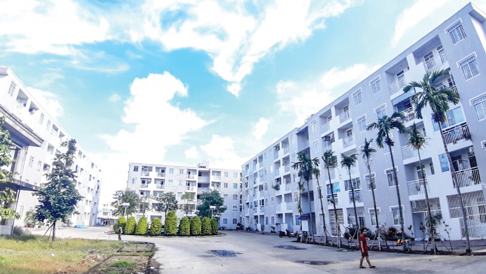 Khu nhà ở xã hội Gia Phúc ở quận Bình Thủy do Công ty Caseamex làm chủ đầu tư. Ảnh: Minh Huyền