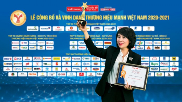 Lần thứ 6 liên tiếp NCB lọt TOP 100 Thương hiệu mạnh Việt Nam 2021