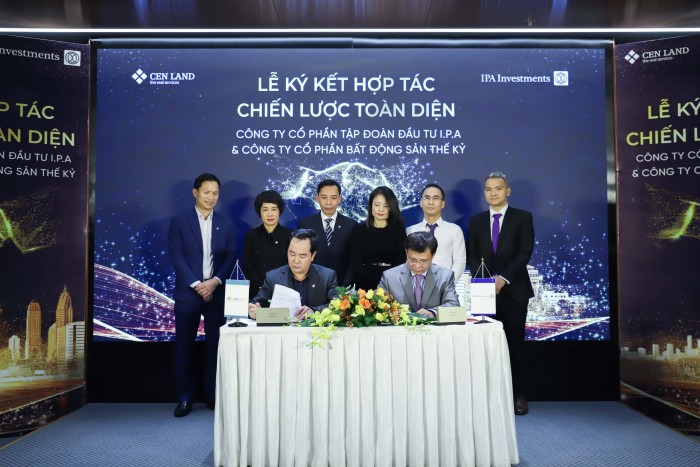Cen Land ký kết hợp tác chiến lược toàn diện với I.P.A