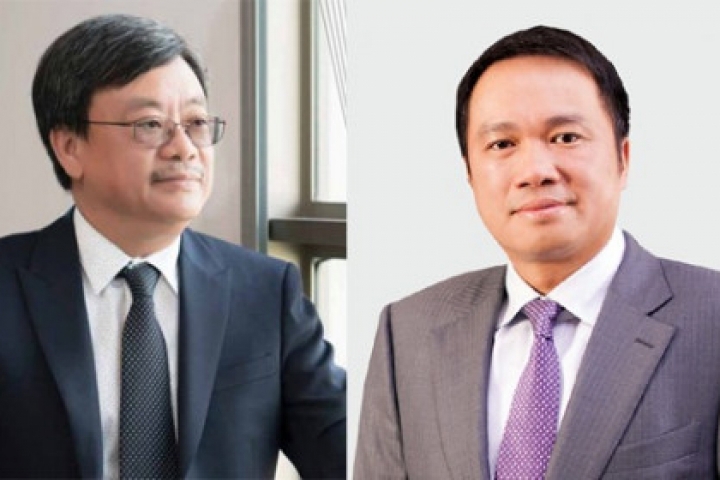 Ông Nguyễn Đăng Quang (trái) và ông Hồ Hùng Anh.