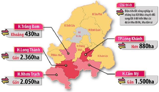 5 địa phương được UBND tỉnh phê duyệt quy hoạch nhiều đất để phát triển các khu đô thị, khu dân cư từ nay đến năm 2030 (Thông tin: Hương Giang - Đồ họa: Hải Quân)