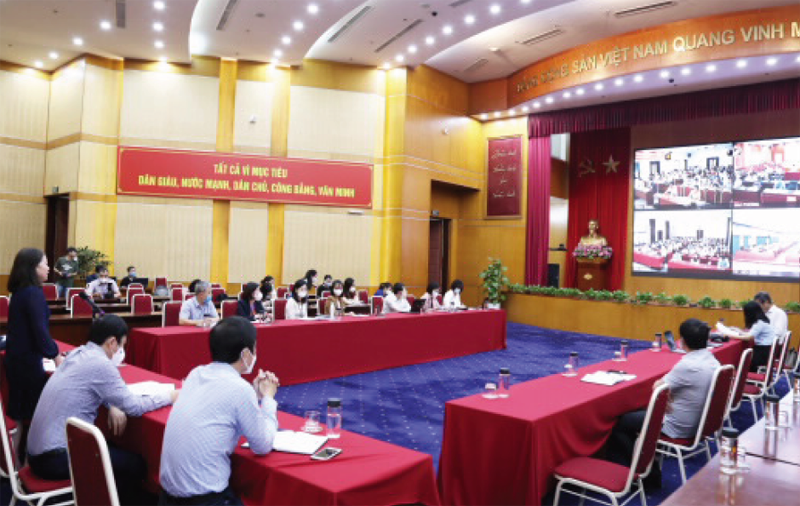 Hội nghị tập huấn trực tuyến Quy trình liên thông giữa các ứng dụng nghiệp vụ của Kho bạc Nhà nước (ngày 6-7/11/2021)