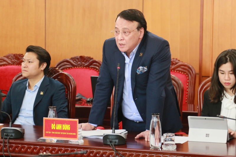 Ông Đỗ Anh Dũng - Chủ tịch HĐTV kiêm Tổng Giám đốc Tập đoàn Tân Hoàng Minh.