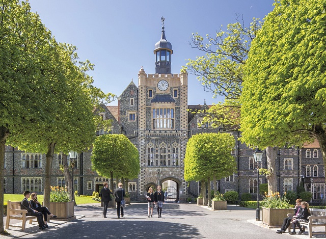 Trường Brighton College, hệ thống giáo dục danh giá bậc nhất Vương Quốc Anh. Ảnh: VIC