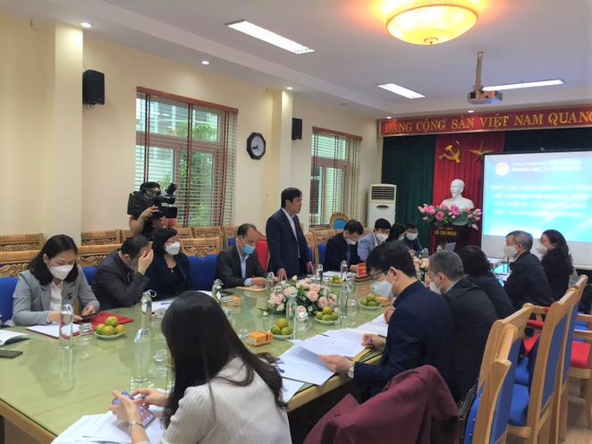 Ông Hà Minh Hiệp - Phó Tổng cục trưởng phụ trách Tổng cục Tiêu chuẩn Đo lường Chất lượng tham dự buổi làm việc.