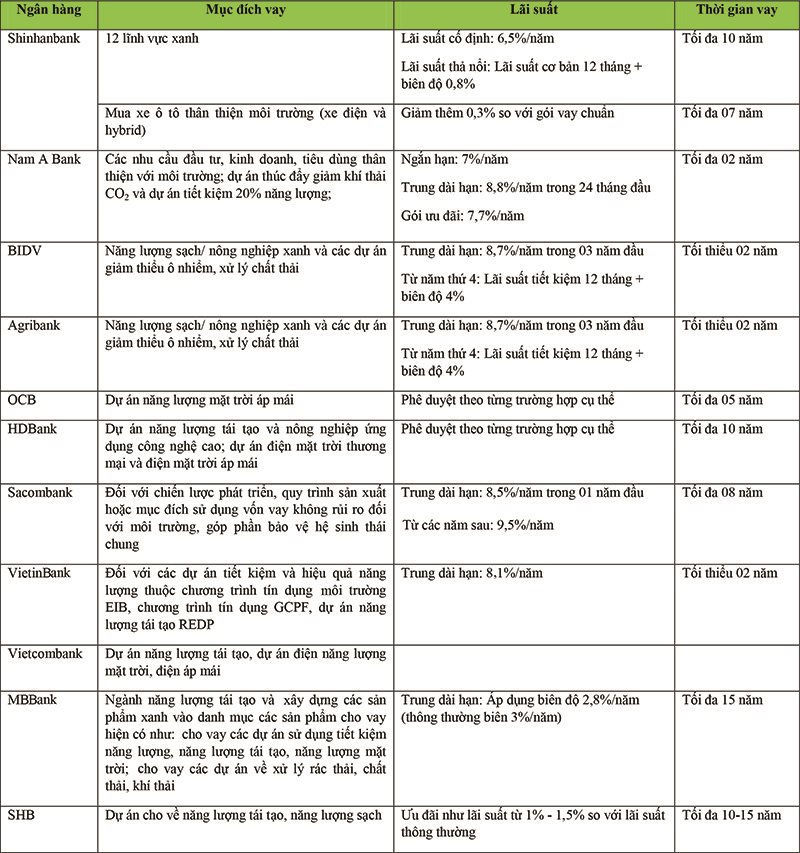 Thực trạng tín dụng xanh tại các ngân hàng thương mại Việt Nam - Ảnh 1