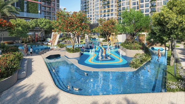 Hệ tiện ích hướng đến giá trị nghỉ dưỡng đích thực tại LUMIÈRE Boulevard. Ảnh: VHM.