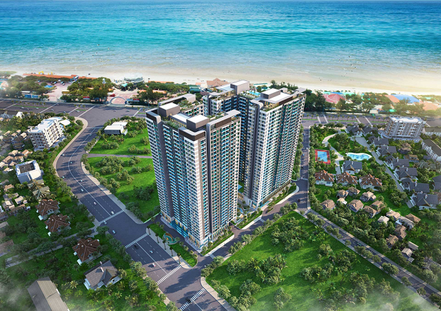 Phối cảnh dự án Vung Tau Pearl, đường Thi Sách, phường Thắng Tam, thành phố Vũng Tàu, tỉnh Bà Rịa - Vũng Tàu. Ảnh: HT