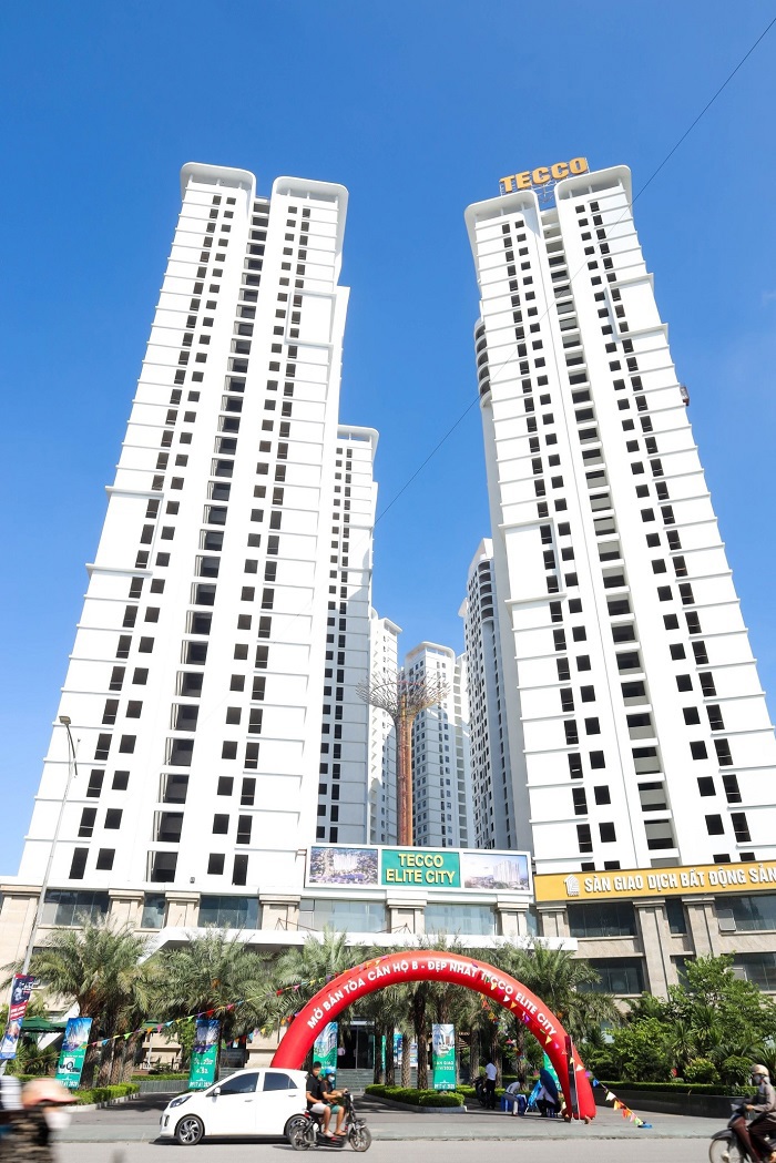 Tòa B Tecco Elite City dự kiến đón cư dân về ở vào quý IV năm nay.