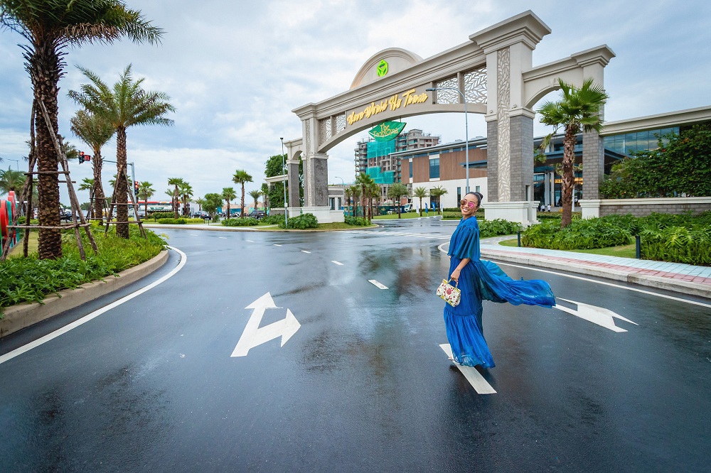 Ca sĩ Đoan Trang trong lần thứ hai trở lại NovaWorld Ho Tram. Ảnh: NVL