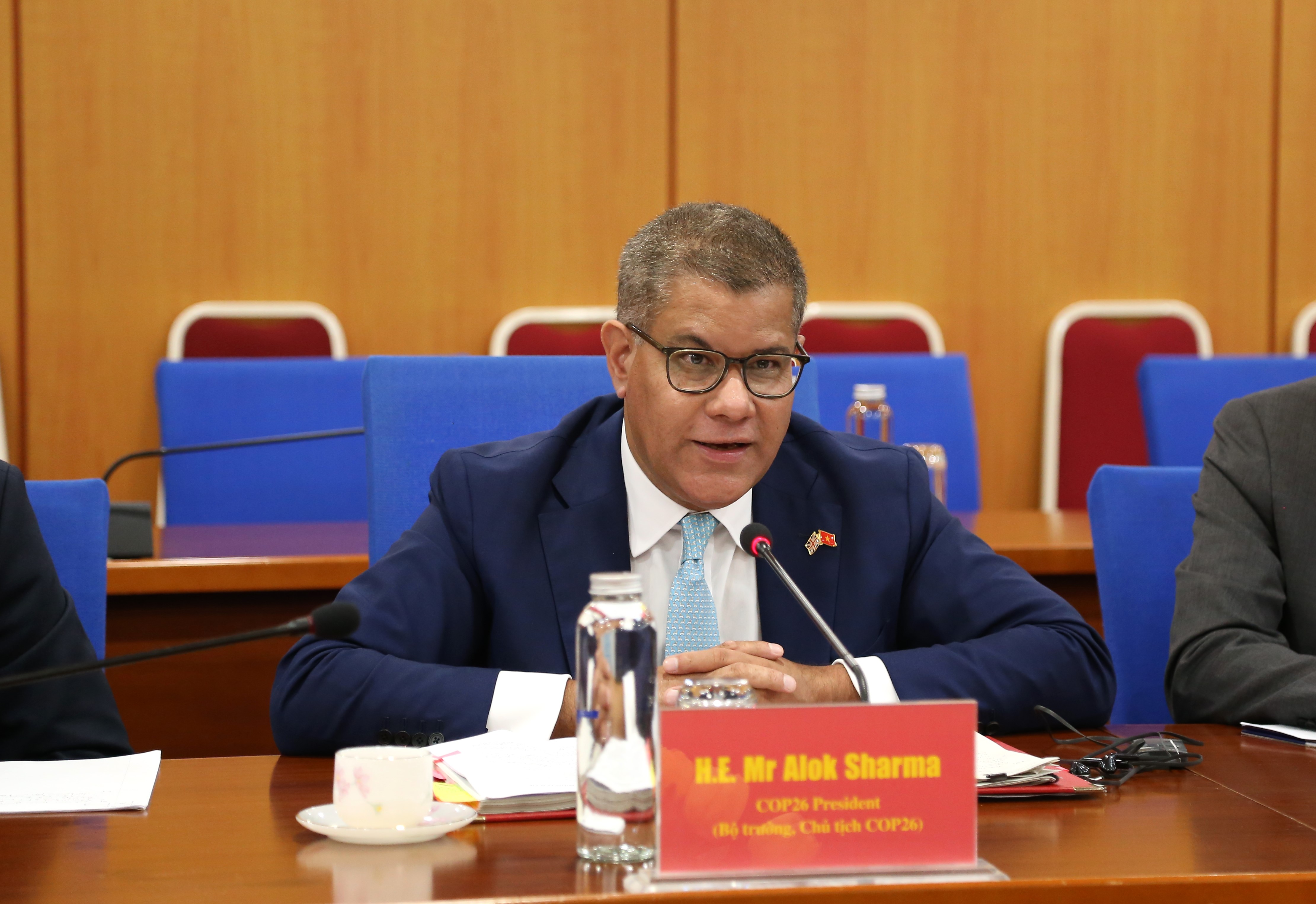 Chủ tịch COP26 Alok Sharma hoan nghênh các cam kết của Việt Nam tại COP26.