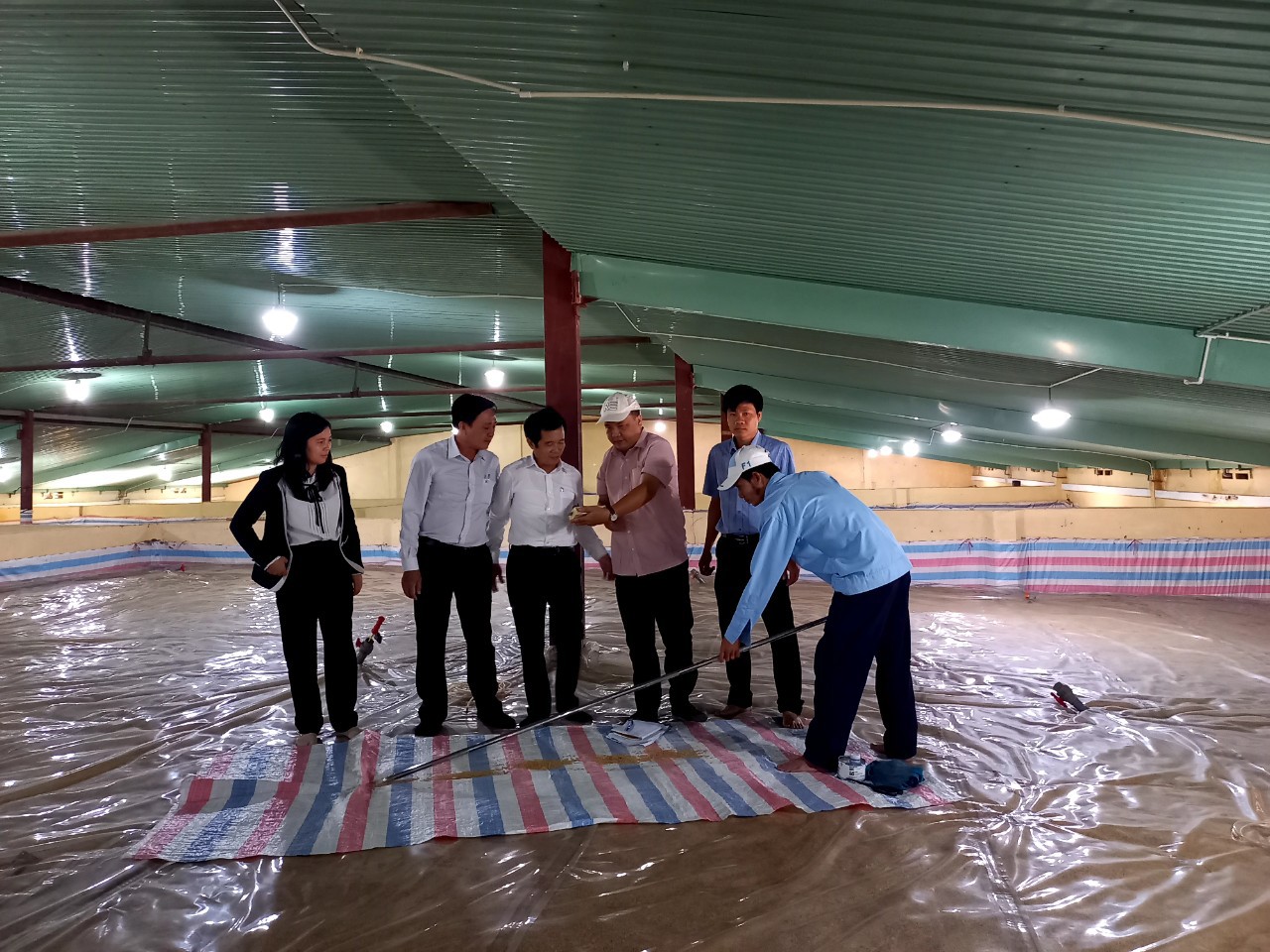 Cục DTNN khu vực Nghĩa Bình thực hiện tốt công tác bảo quản hàng DTQG đảm bảo chất lượng, số lượng.