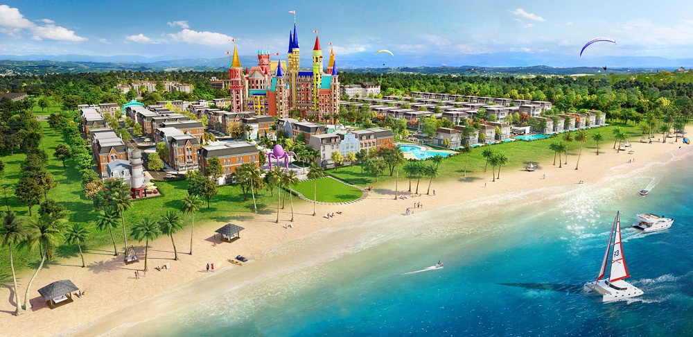 Phối cảnh dự án Khách sạn Movenpick Hotel Ho Tram của Tập đoàn Novaland. Ảnh: NVL