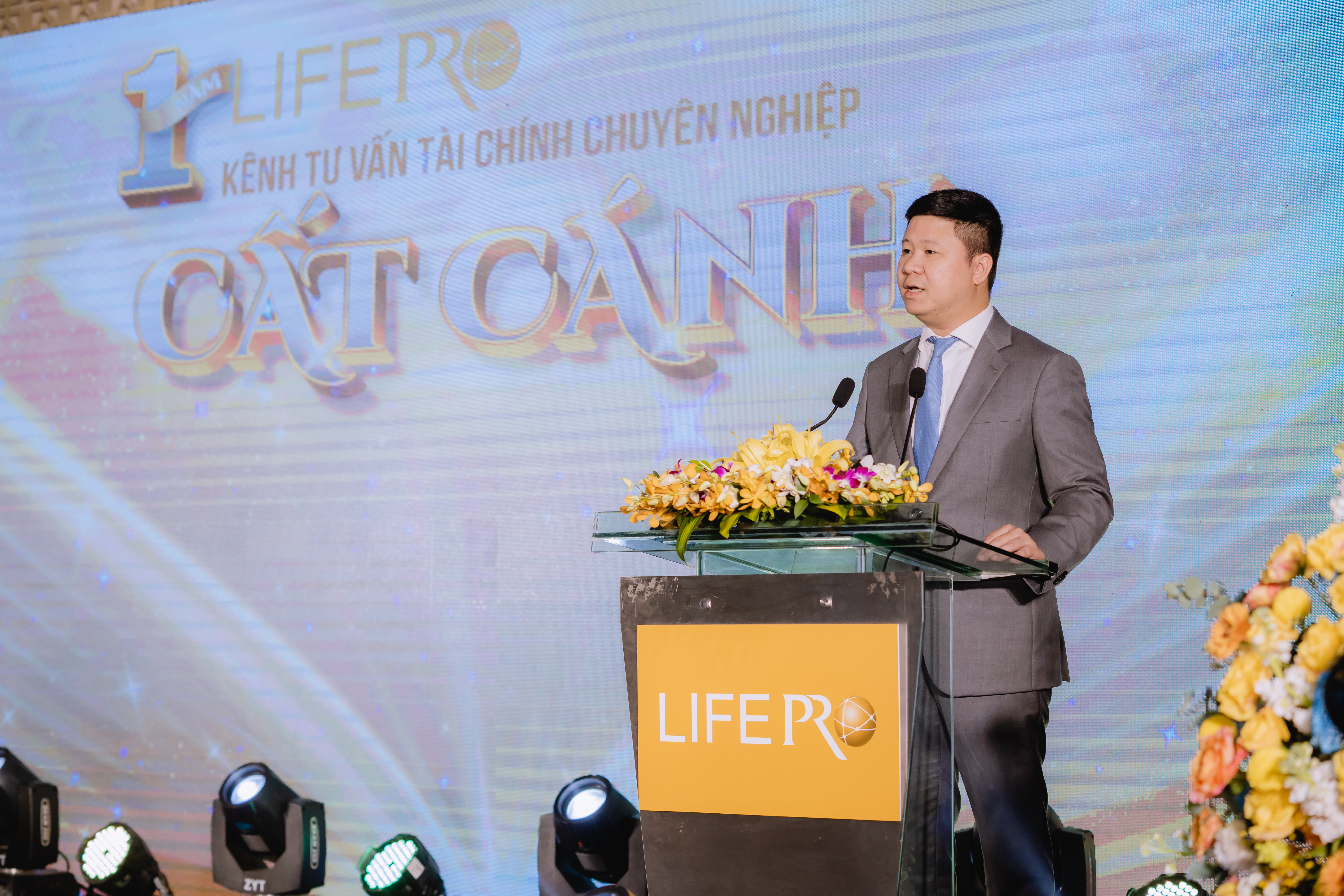 Ông Nguyễn Sơn Hải - Giám đốc Kênh tư vấn tài chính chuyên nghiệp Bảo Việt Life Pro phát biểu tại chương trình.